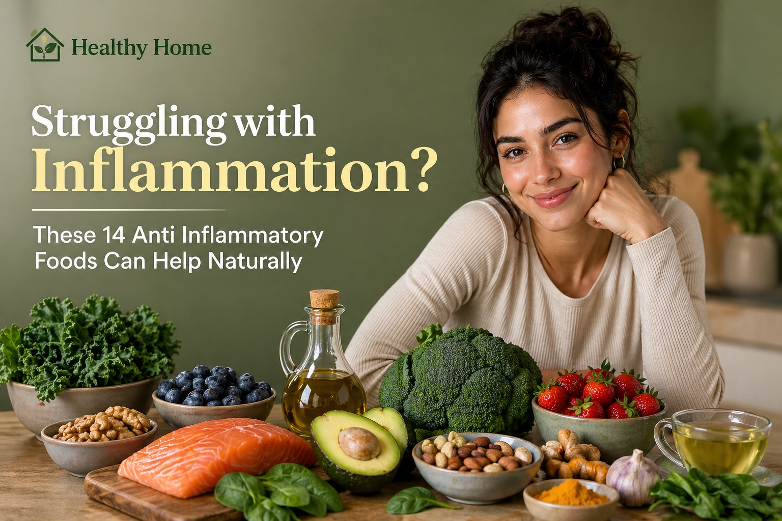 Struggling with Inflammation? These 14 Anti Inflammatory Foods Can Help Naturally