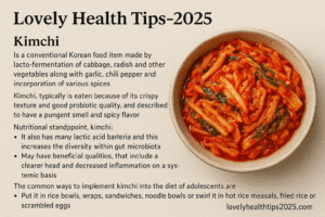 Fermented food for gut health