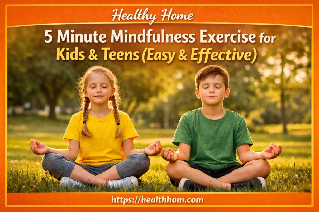 5 Minute Mindfulness Exercise for Kids & Teens