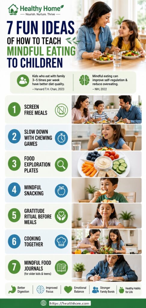 7 fun ideas for parents how to teach mindful eating to kids