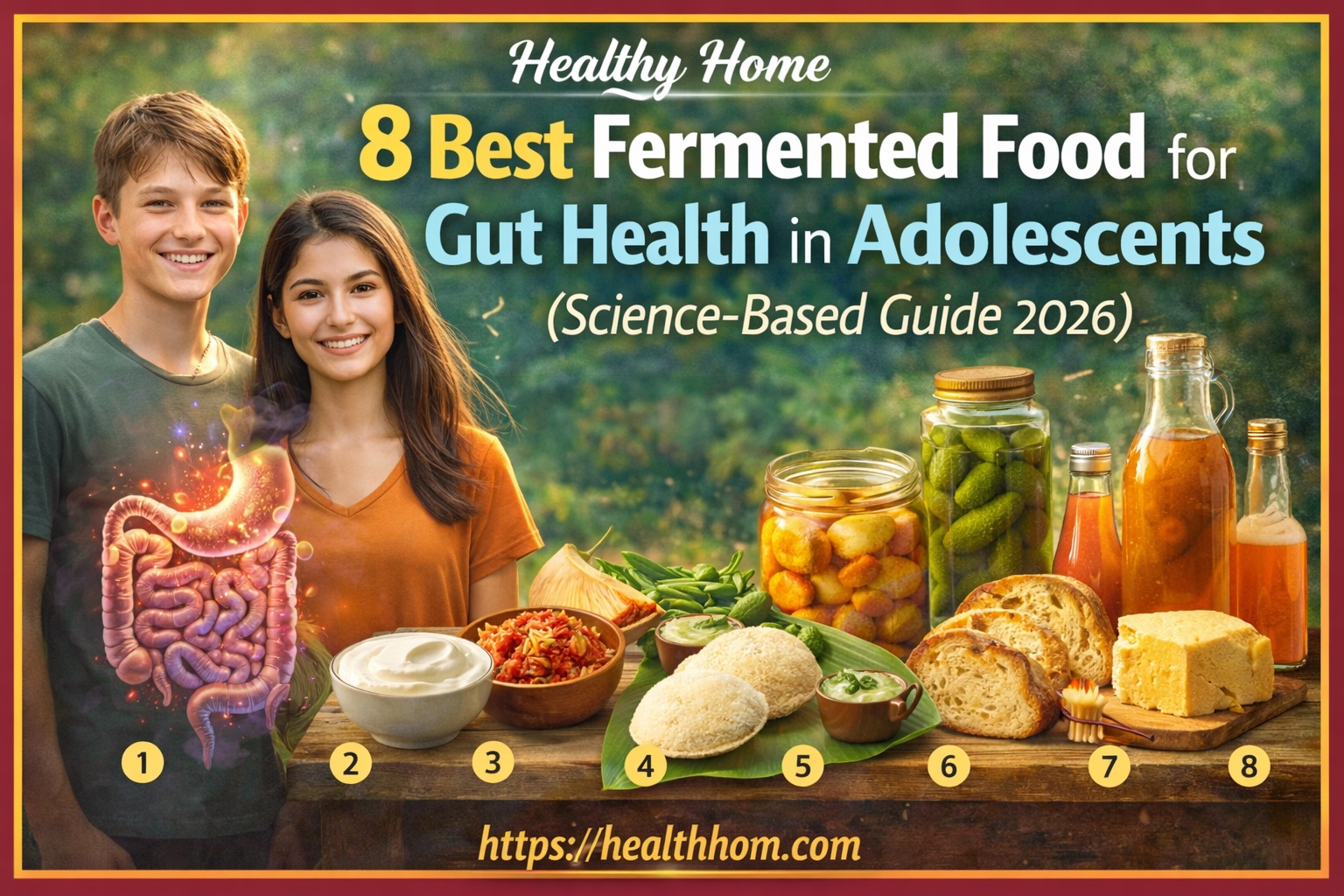 8 Best Fermented Food for Gut Health in Adolescents