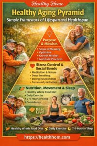 Simple Framework of Lifespan and Healthspan.