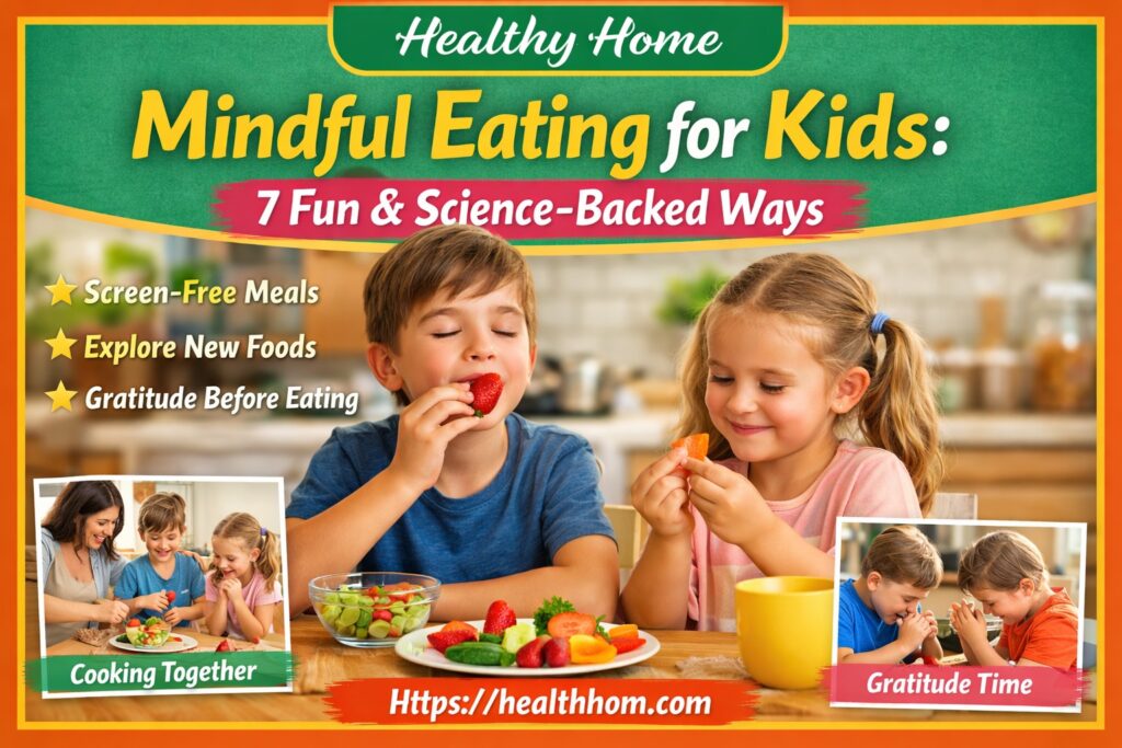 Mindful Eating for Kids : 7 fun & Science-Backed ways