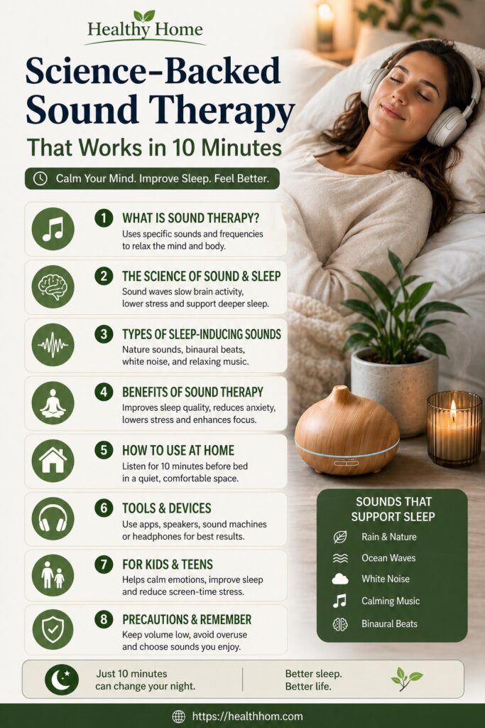 science-backed sound therapy which works in 10 minutes