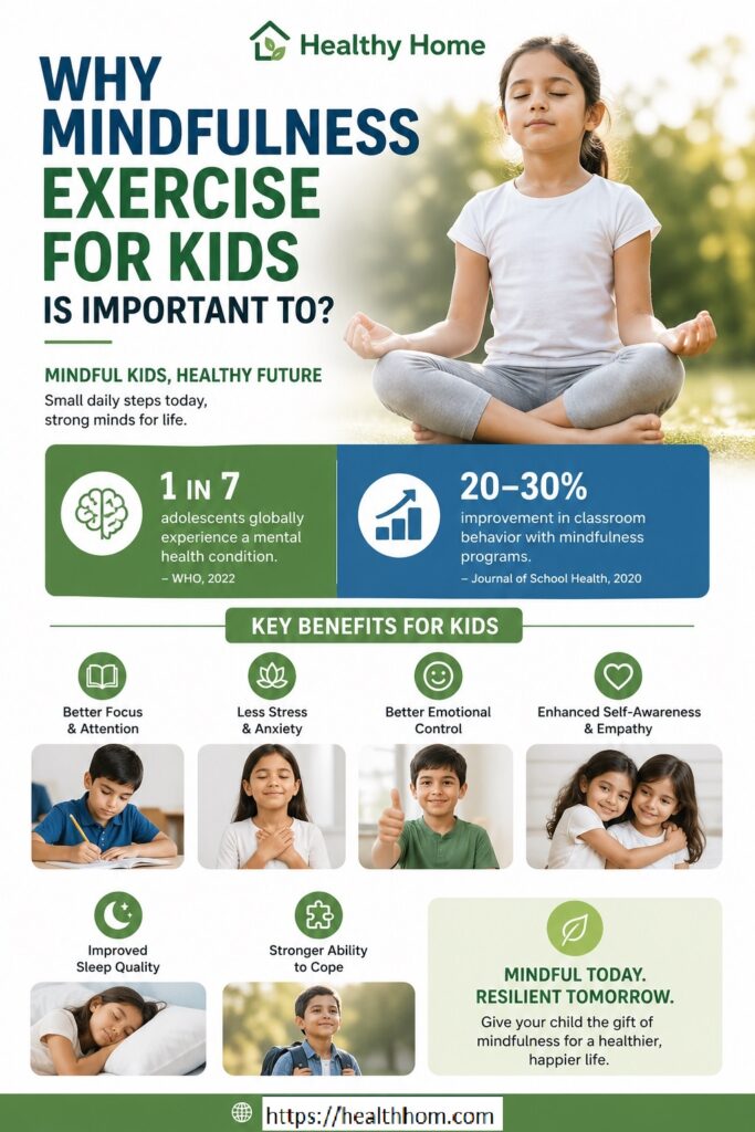 why mindfulness exercise is important for kids and adolescents