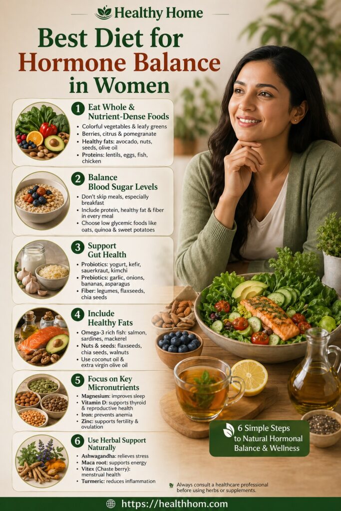 best diet for hormonal balance of women