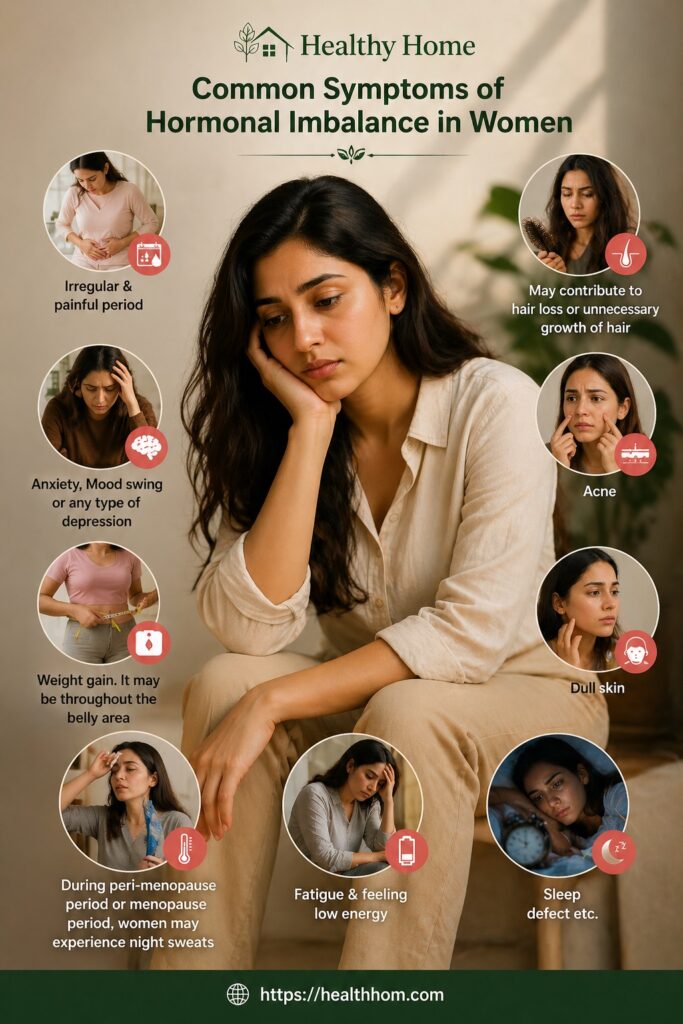 common symptoms of hormonal imbalance in women