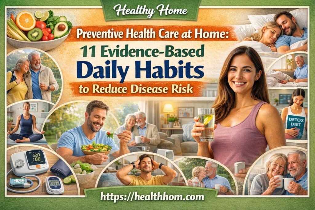 Preventive Health Care at Home: 11 Evidence-Based Daily Habits to Reduce Disease Risk