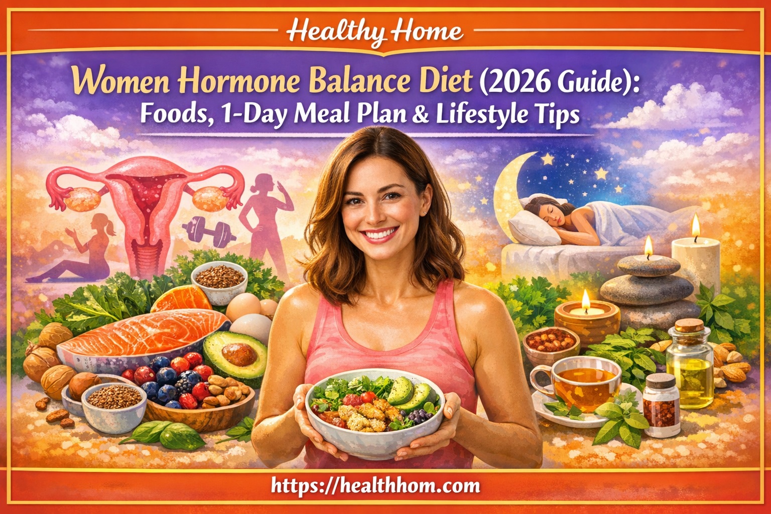 Women Hormone Balance Diet (2026 Guide): Foods, 1-Day Meal Plan & Lifestyle Tips