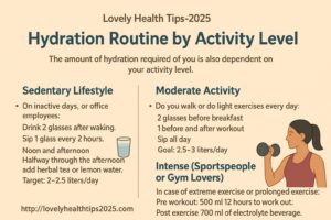 Hydration routine. Hydration Routine in the High Altitudes.
