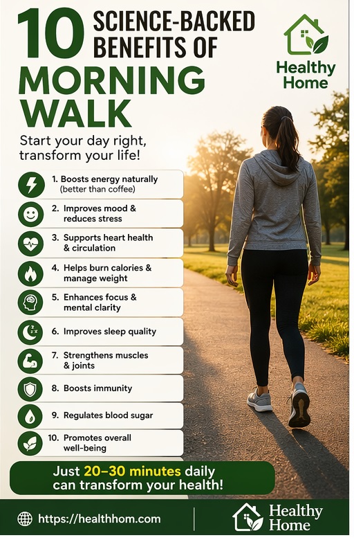 Science-backed benefits of Morning walk 