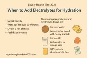 Hydration routine. Hydration by Activity Level
