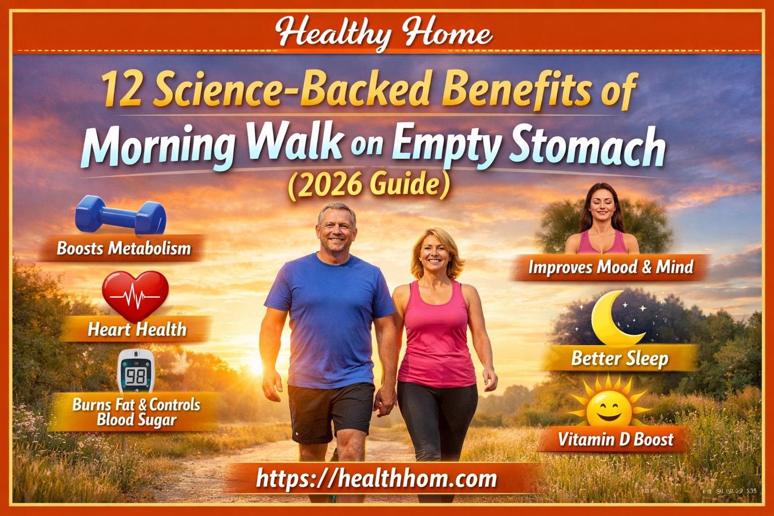 12 Science-Backed Benefits of Morning Walk on Empty Stomach