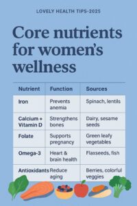 Women's wellness.  