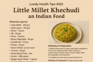 Millet Recipe