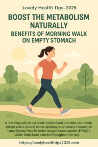 Benefits of Morning Walk Boost the metabolism naturally
