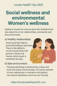 Women's wellness.  