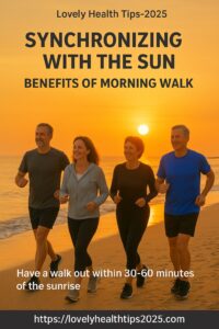 Synchronizing with the Sun - Benefits of morning walk