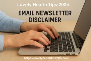 Email newsletter disclaimer