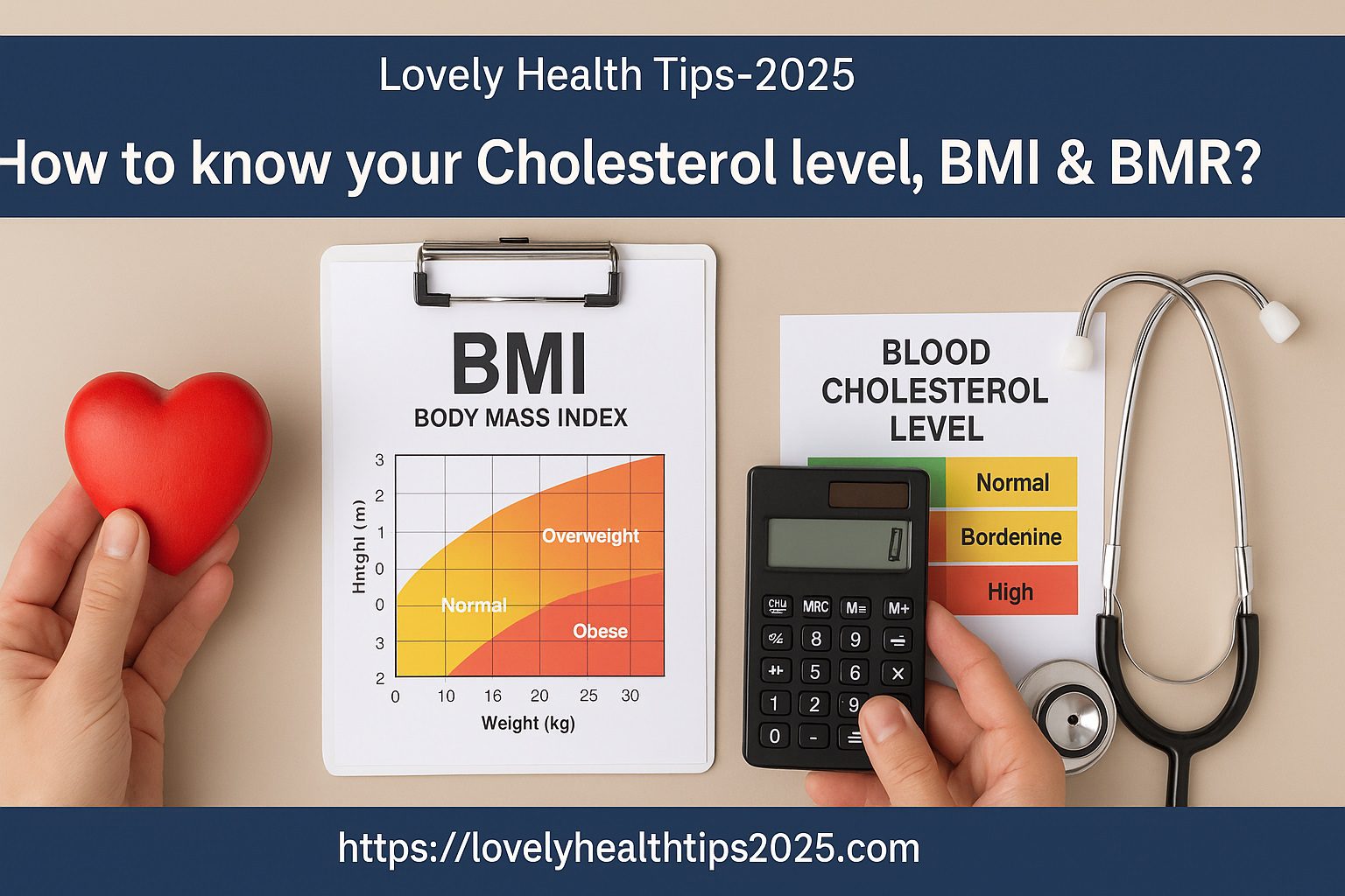 How to know your Cholesterol level, BMI & BMR?