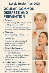 Ocular Common Diseases and Prevention.