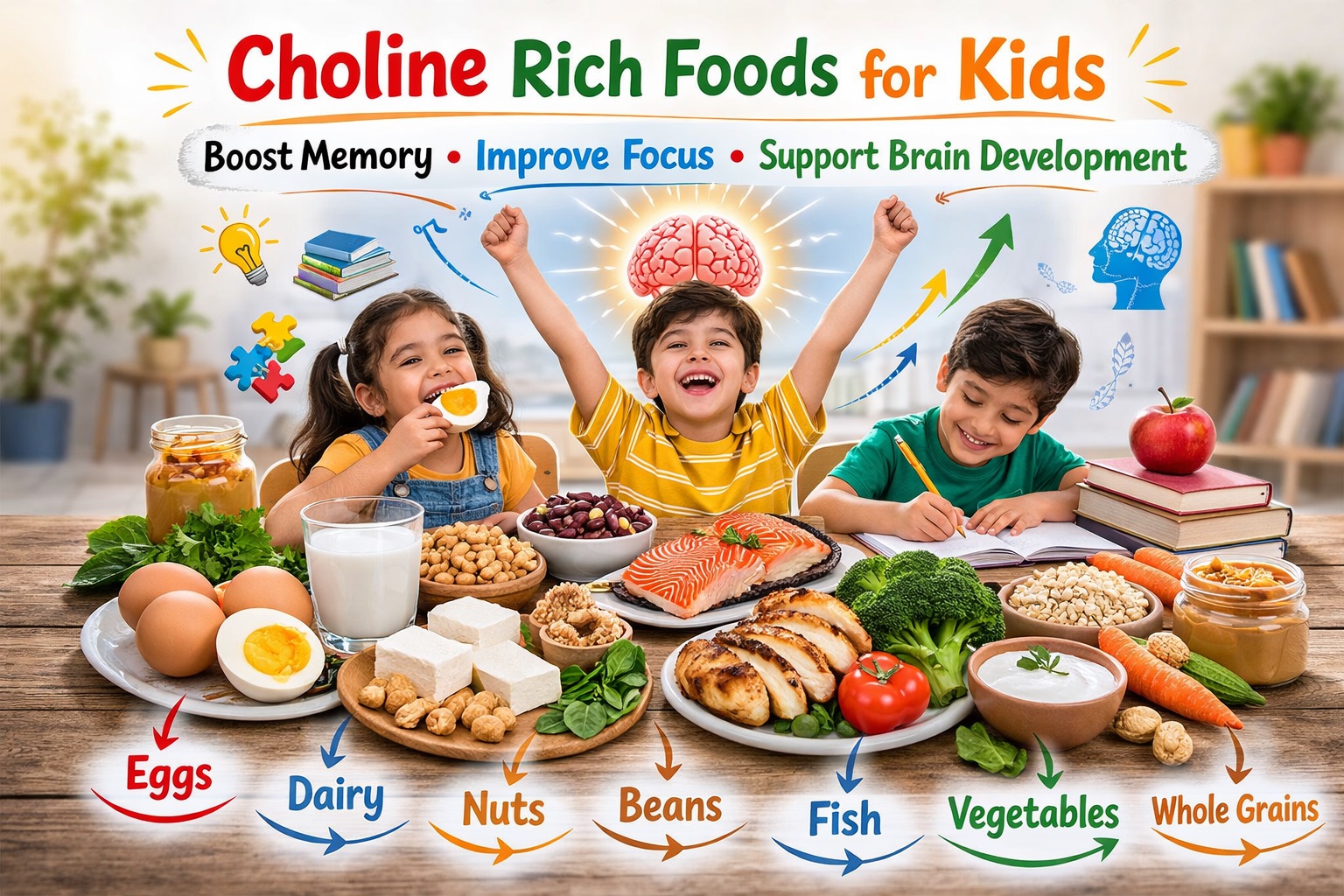 Choline Rich Foods for Kids