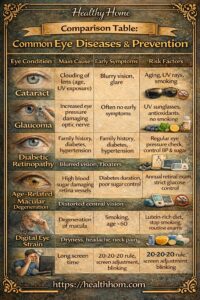 Common Eye Diseases & Prevention