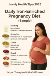 Daily Iron-Enriched Pregnancy Diet (Sample).
