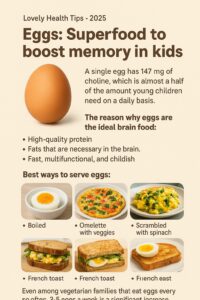 Eggs: Superfood to boost memory in kids