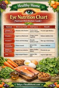 Eye nutrition chart