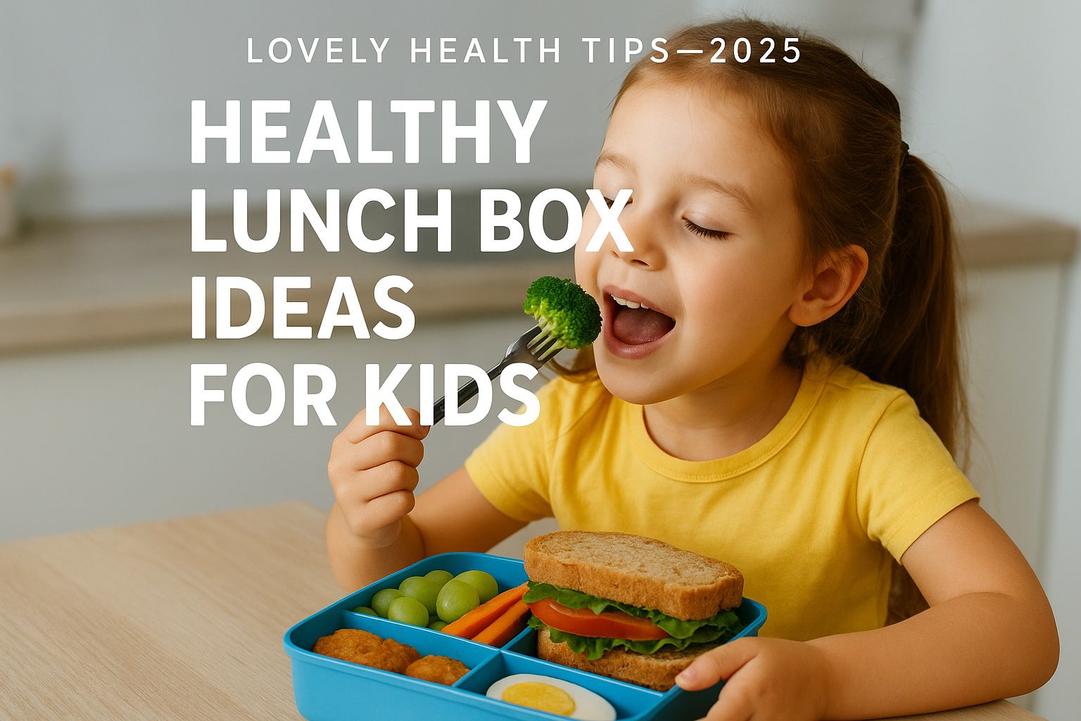 Healthy lunch box ideas for kids