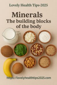 Minerals – The building blocks of the body