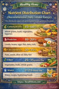 Nutrient Distribution Chart