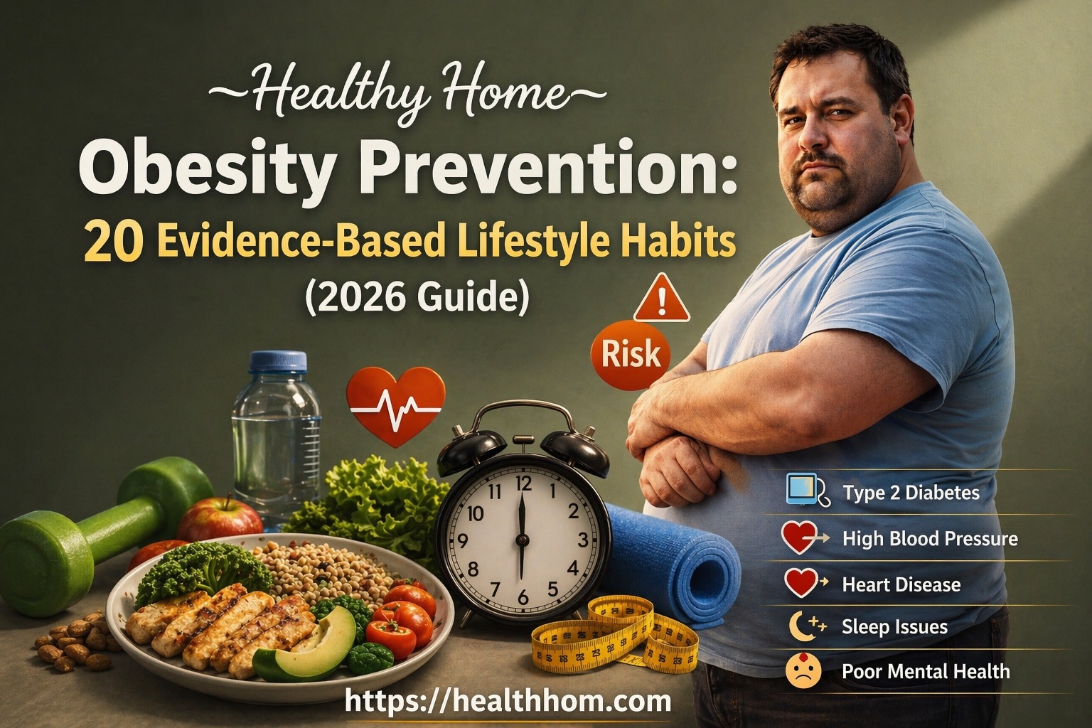 Obesity Prevention: 20 Evidence-Based Lifestyle Habits