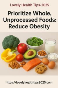 Prioritize the Whole & Unprocessed Foods