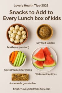 Snacks to add to every lunch box of kids