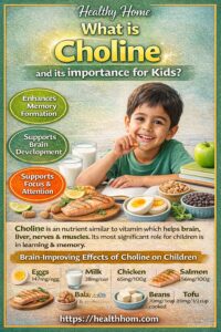 What is Choline and its importance for Kids?