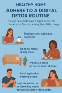 Adhere to a Digital Detox Routine