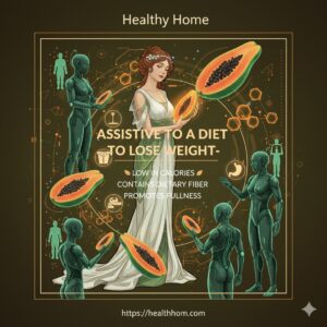 Assistive to a diet for loosing weight