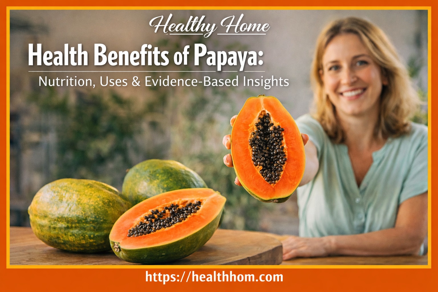 Health Benefits of Papaya: Nutrition, Uses & Evidence-Based Insights