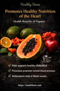 Promotes the healthy nutrition for heart health. papaya seeds close up