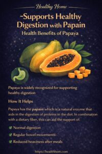 Ripe papaya slices rich in papain enzyme supporting healthy digestion
