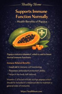 Immune function supports normally