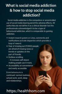 Social media addiction & how to stop it?