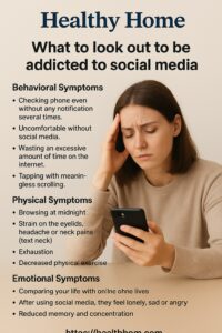 What to look out to be addicted to social media.