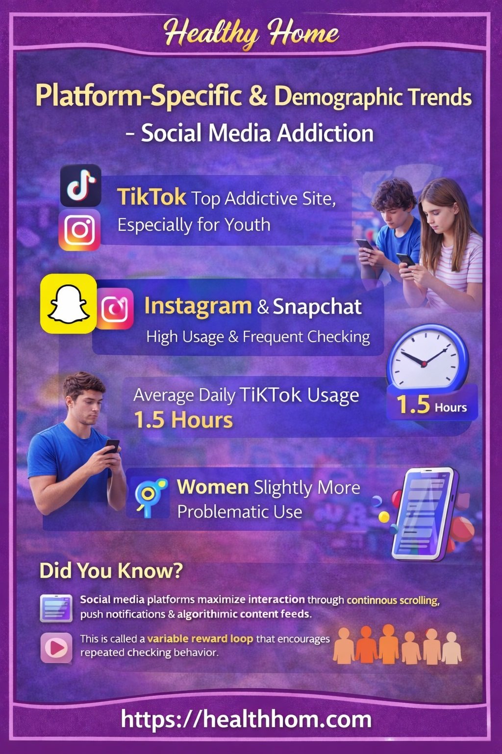 50 Social Media Addiction Statistics (2026): Shocking Teen Screen Time ... - Teen Screen Time Addiction Symptoms