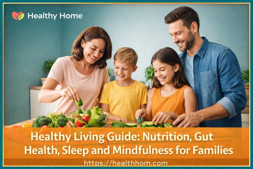 Healthy Living Guide for Families: Nutrition, Gut Health, Sleep and Mindfulness