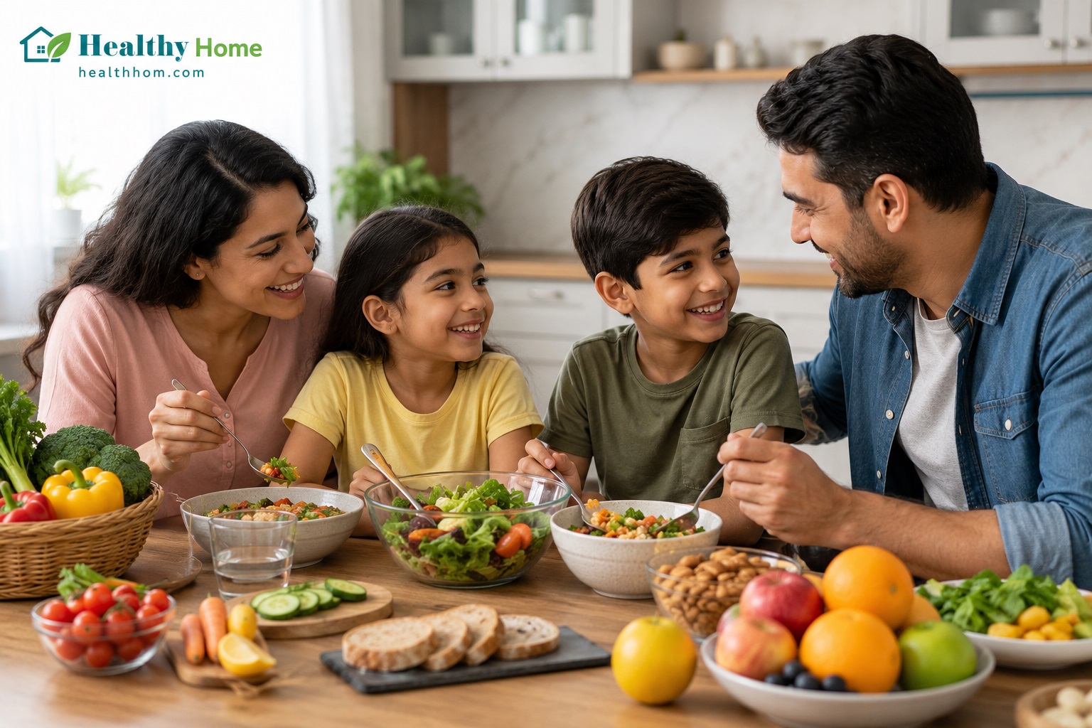 Healthy Nutrition Guide for Families : Balanced Diet, Gut Health and Weekly Meal Plan