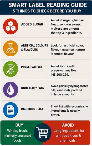Reading of ingredient labels is important before buying the products