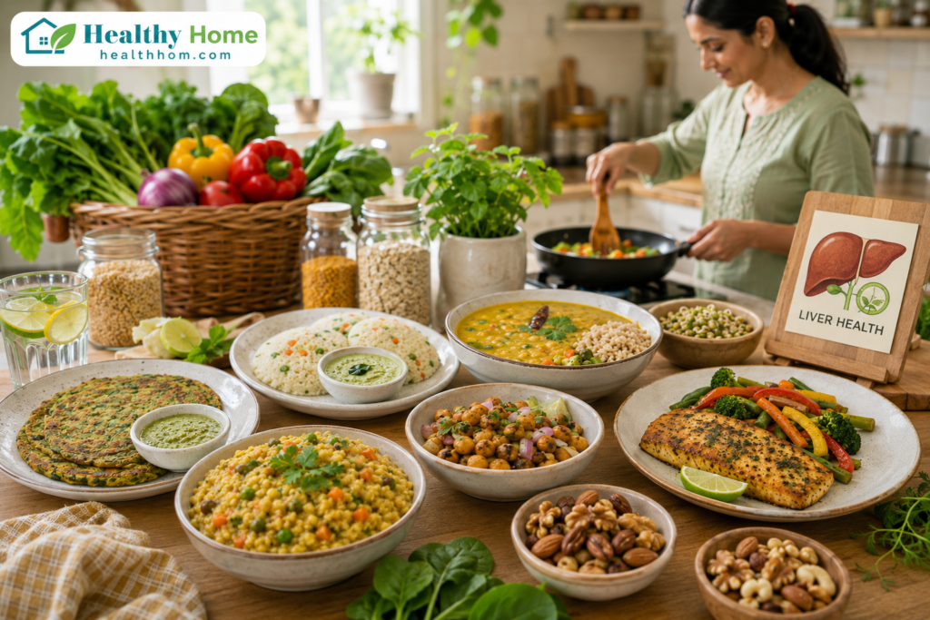 Healthy Indian Recipes for Fatty Liver Disease: Easy Breakfast, Lunch, Snacks & Dinner